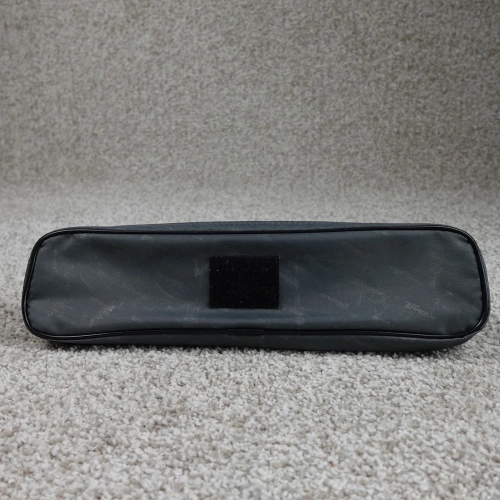 Targus Cord Keeper Laptop Bag Cable Organizer Mesh Zipper Pouch Black Gray